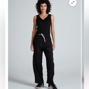 ASKK NY Black‎ Joggers with Drawstring Valentina Cancun Pull On Pants
